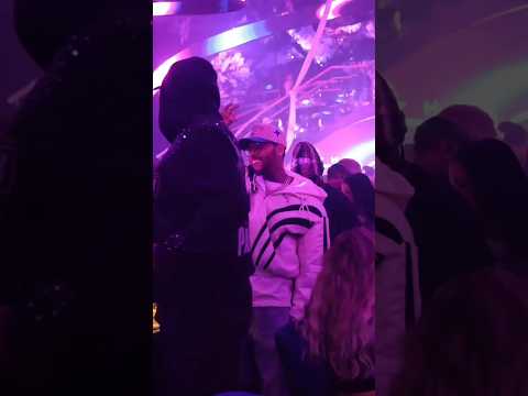 Chris Brown Enjoying the LA R&B Dinner Party