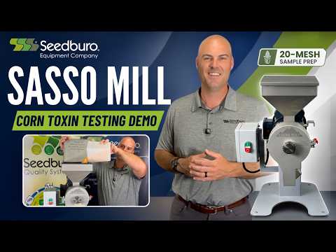 Sasso Mill for Corn Toxin Testing: Sample Preparation and 20-Mesh Demonstration