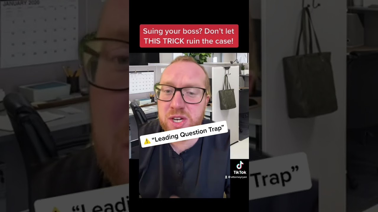 Suing your boss? Watch out for this trick!