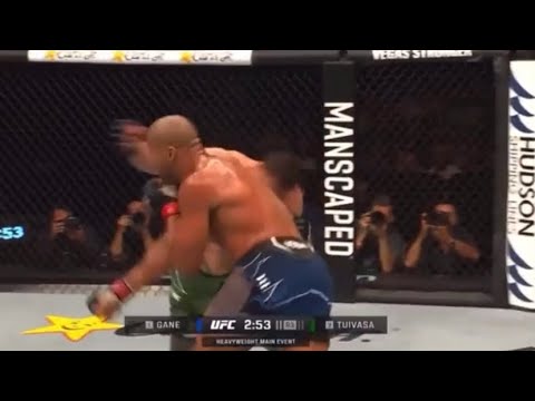 Tuivasa Fake Wobbles After Headkick From Gane & A Bar Fight Erupts