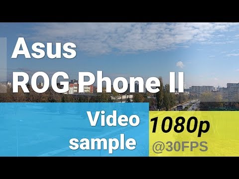 Asus ROG Phone II 1080p@30fps (ultra-wide) video sample
