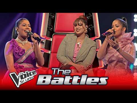 Indusha & Isurindi | Adaren man Adaren (ආදරෙන් මං ආදරෙන්) | The Battles | The Voice Sri Lanka