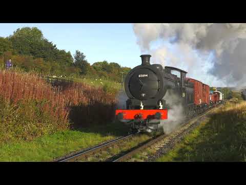 J27 No 65894 on the freight service at the NYMR Autumn Steam Gala