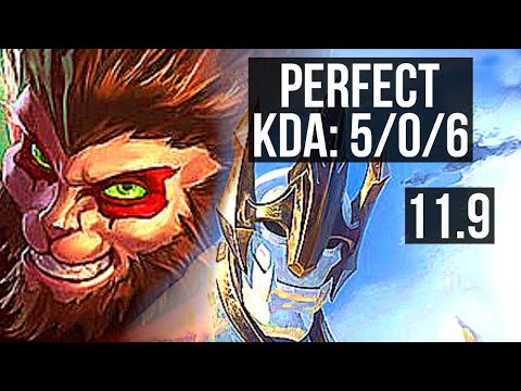 WUKONG vs GALIO (MID) | 5/0/6, 400+ games, 900K mastery | EUW Diamond | v11.9