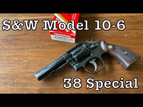 Smith and Wesson Model 10-6, .38 Special.