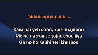 Tujh Mein Rab Dikhta Hai Song Karaoke With Lyrics