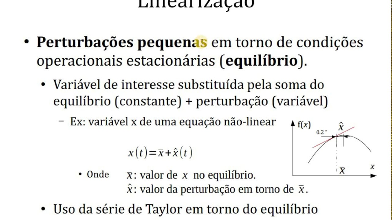UFABC, Modelagem I - 1) Linearização