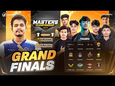 Grand Finale ft.TG, S8UL, TSGxOG, GODL, NGPROS, NXT, MNZ, HH, PVS & More| FFM Masters Championship🏆
