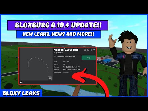 Bloxburg 0.10.4 Update 2022 (Leaks, News And More!!) #RoadTo10k