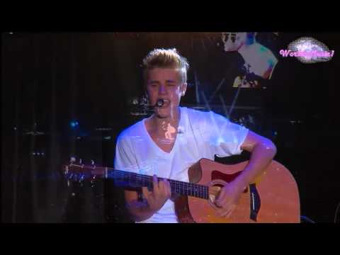 Justin Bieber - Never Let You Go Acoustic (En El Zocalo De México Oficial HD)
