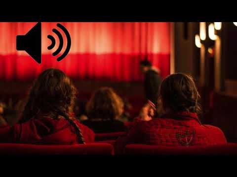 Theatre audience low noise sound effect 44100Hz (free to use)(No copyright)