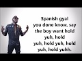 Erphaan Alves -No Habla (Hold Ya) Lyrics