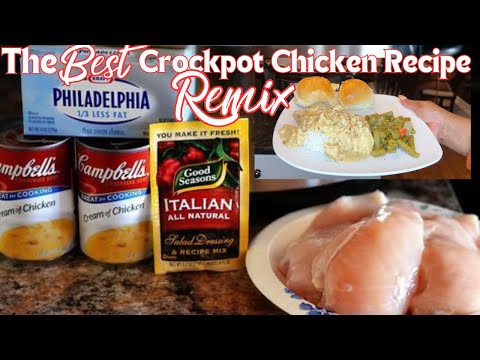 The BEST Crockpot Chicken Recipe I Chicken Recipe 2025 I Felicia Marie