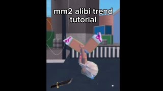 mm2 alibi trend TUTORIAL #mm2 #capcut #edit