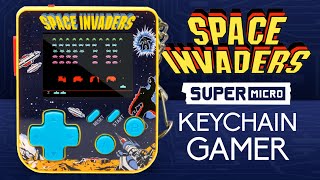 New SPACE INVADERS Micro Keychain Gamer | The Taito Classic On the GO!