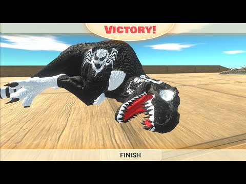 POWER UP SPEED RACE 6 SUPERHEROES DINOSAURS DEATH FALL - Version 2.0 ►Animal Revolt Battle Simulator