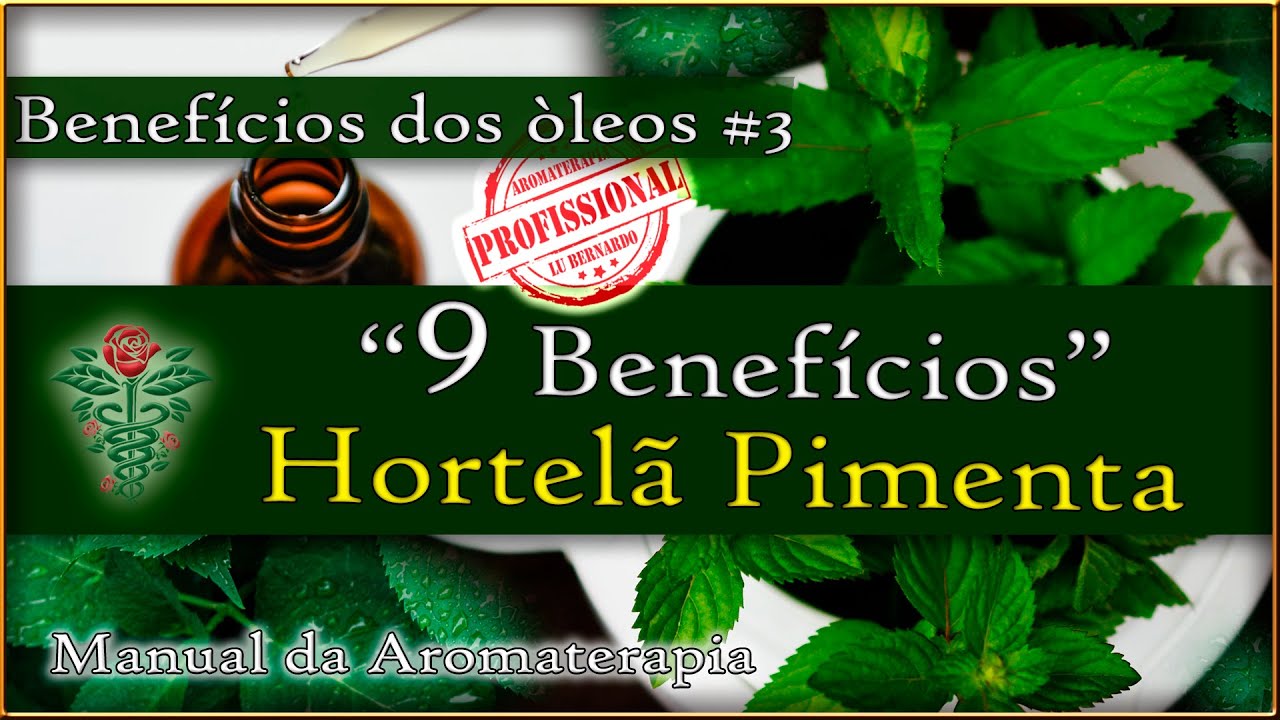 Óleo Essencial de HORTELÃ PIMENTA [Dores de Cabeça-Crescer Cabelos] Benefícios e Como USAR