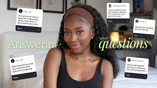 Honest Q&A: marriage vs living together, dating, waiting on marriage, how I felt on my Wedding day.