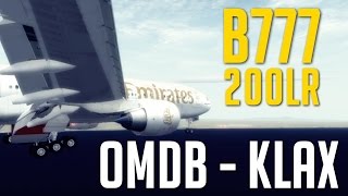 Dubai - Los Angeles (777-200LR) ║ FSX Flight