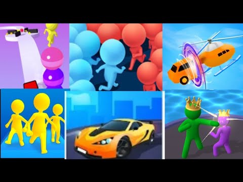 Giant Rush!Join Crush,Join &Crowd 3D Clash,Shape shifting,Stack Rider,RaceMaster, AllLevelsGameplay