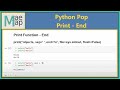 Python Pop: Print- End