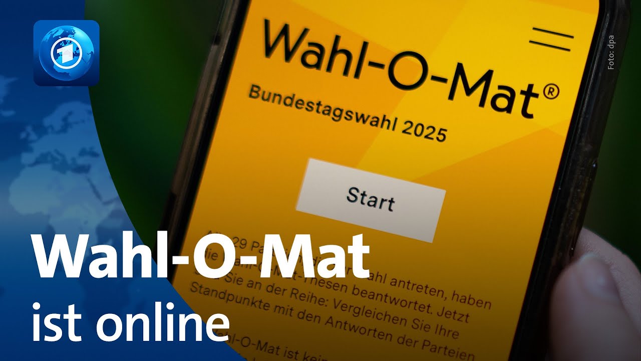 Wahl-O-Mat zur Bundestagswahl 2025 online