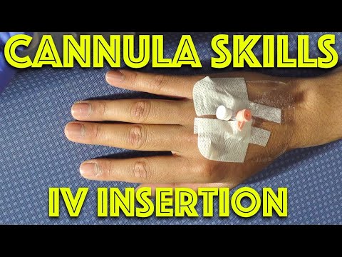 Cannula Insertion Technique Practice - IV Access - Clinical Skills - Dr. Gill
