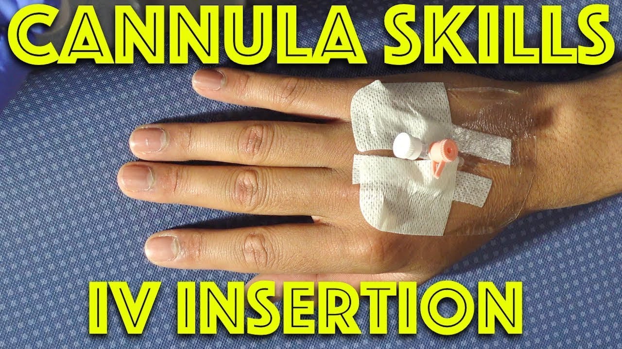 Cannula Insertion Technique Practice - IV Access - Clinical Skills - Dr. Gill