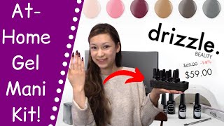 Testing an AT HOME Gel Manicure Kit! | Drizzle Beauty Gel At Home Classic Starter Kit
