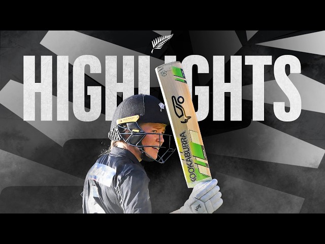 Green Hits 94 – Melie Kerr Takes Hattrick! | Highlights | New Zealand v Zimbabwe | 3rd ODI