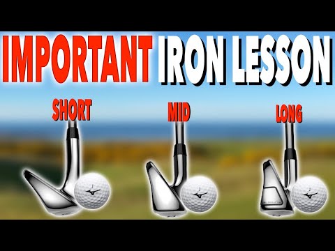 REALLY IMPORTANT IRON LESSON....DON'T OVERLOOK! Simple Golf Tips