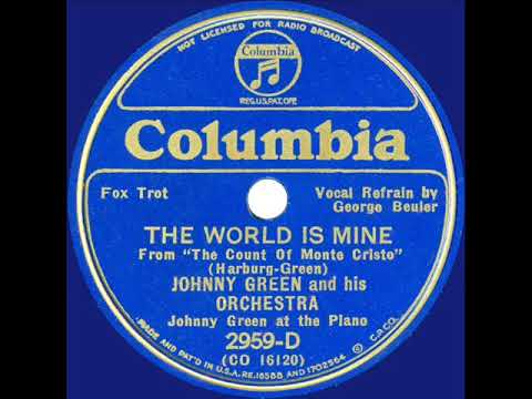 1934 Johnny Green - The World Is Mine (George Beuler, vocal)