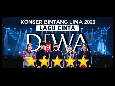 DEWA 19 ft ONCE - LAGU CINTA (KONSER 20 TAHUN BINTANG LIMA) #DEWA19