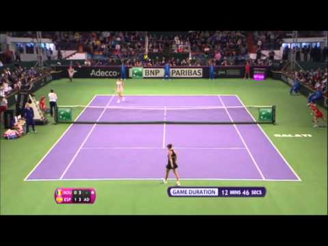 Highlights: Simona Halep (ROU) v Garbine Muguruza (ESP)