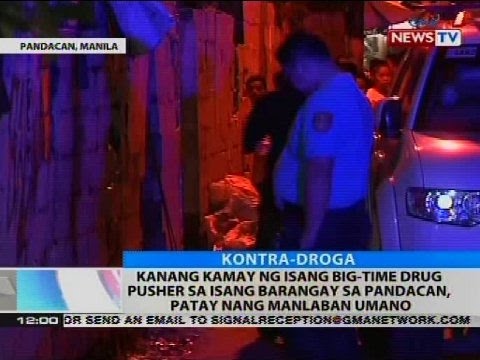 Kanang kamay ng isang big-time drug pusher sa isang barangay sa Pandacan, patay nang manlaban umano