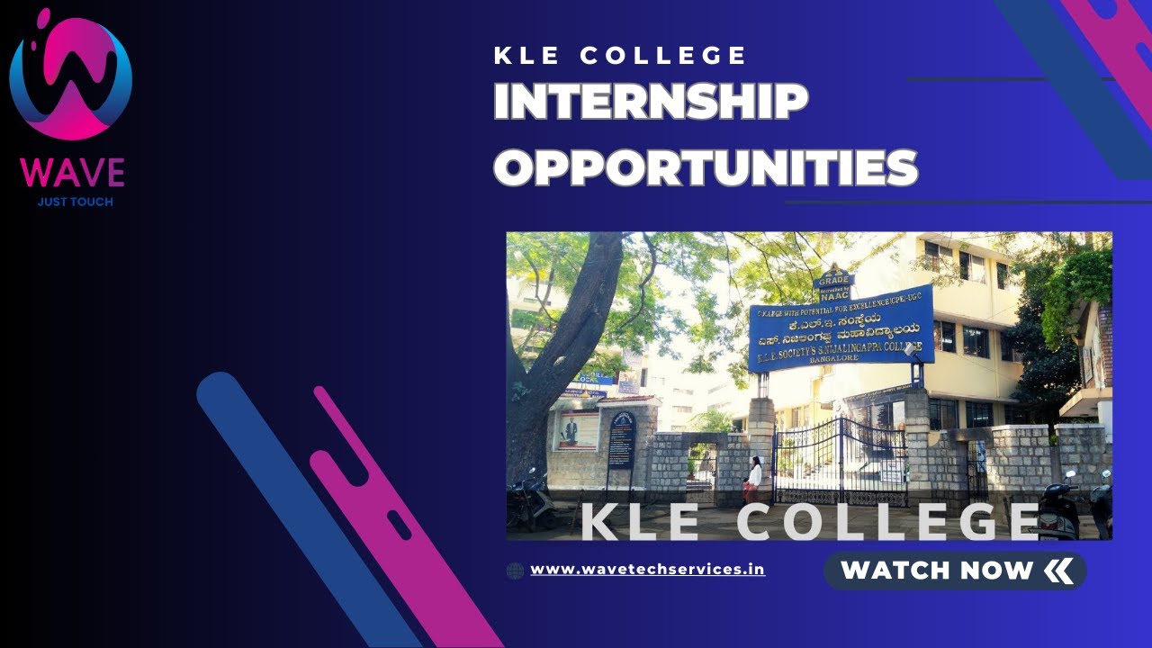 KLE College Engages with Wave Tech Services for Internship Workshop