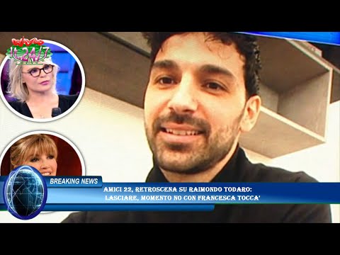 Amici 22, retroscena su Raimondo Todaro:  lasciare, momento no con Francesca Tocca'