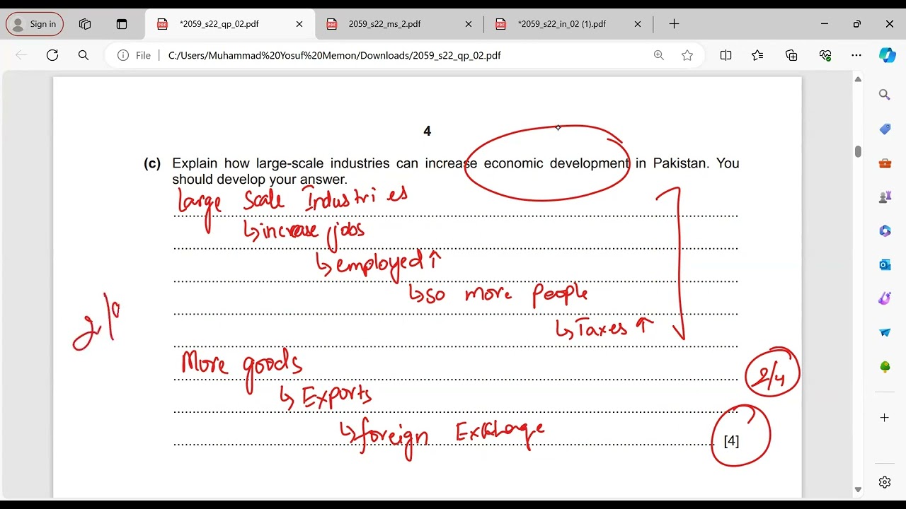 Olevel/IGCSE Pakistan Studies I Paper 2 I May June 2022