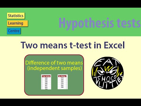 Testing Two Means Stats شرح Two means t test in Excel Statistics Help معتمد - منصة معارف
