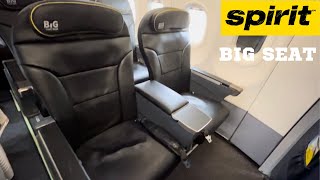 Spirit Airlines Big Seat Review 2023 | Spirit Airlines Big Seat | Spirit Airlines Big Front Seat