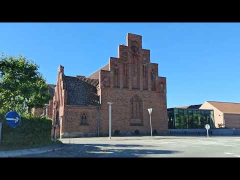 Driving in my car in Haslev in Denmark. 4K. 2160p. 18/08-2025