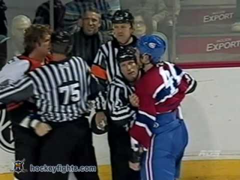 Derian Hatcher vs. Adam Foote, January 20, 2003 - Dallas Stars vs. Colorado  Avalanche