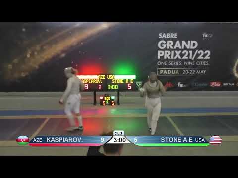 Luxardo Grand Prix 2022 SWS - L64 - Kaspiarovich AZE v Stone USA