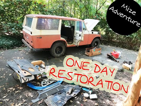 Reviving A 1976 FJ55 Toyota Landcruiser In One Day | FJ55 Repair | WILL IT RUN & DRIVE?