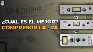 COMPRESOR LA 2A WAVES vs UDA vs SLATE DIGITAL