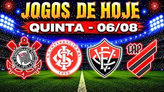📺ONDE ASSISTIR OS JOGOS DE HOJE DAS OITAVAS DE FINAL DA COPA DO BRASIL NESTA QUINTA-FEIRA 06/08/2026