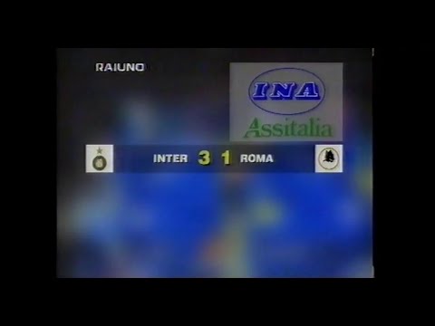 1996-97 (15^ - 05-01-1997) INTER-Roma 3-1 [Ganz,Djorkaeff,M.Delvecchio,Fresi] 90°Minuto Rai1