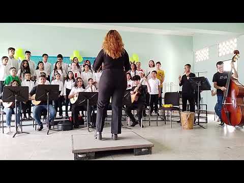 "Venezuela" vals, Coro y Ensamble Alma Llanera Núcleo Sucre Libertador, Normal Román Valecillos