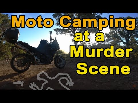 Motorcycle Camping at Scene of a Murder - Moab Murders of Kylen Shulte and Crystal Turner