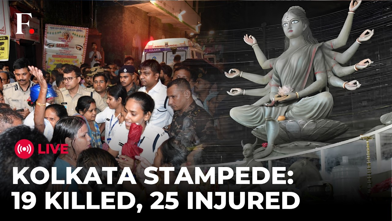 KOLKATA STAMPEDE LIVE: Chorbagan Durga Puja Pandal Tragedy Leaves 19 Dead, 25 Injured